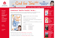 Desktop Screenshot of god-for-youth.donbosco.de