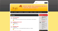 Desktop Screenshot of donbosco.cz