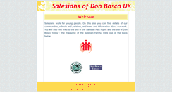 Desktop Screenshot of donbosco.co.uk